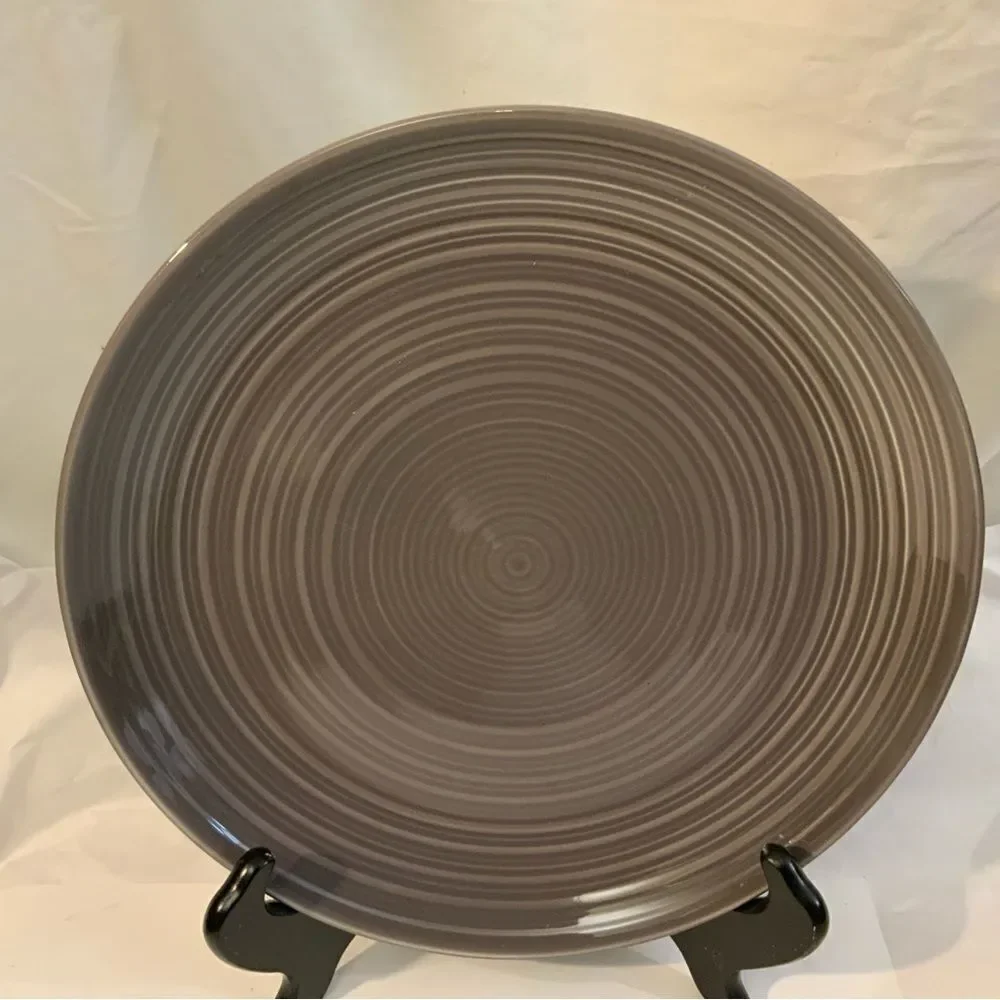 Denby 1809 swirl Dinner Plate Microwave Freezer Dishwasher and Oven Safe A9